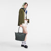 Graphite Le Pliage Green L Tote bag